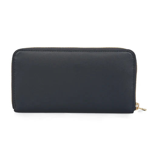 Tommy Hilfiger Greta Women's Leather Small Wallet Navy