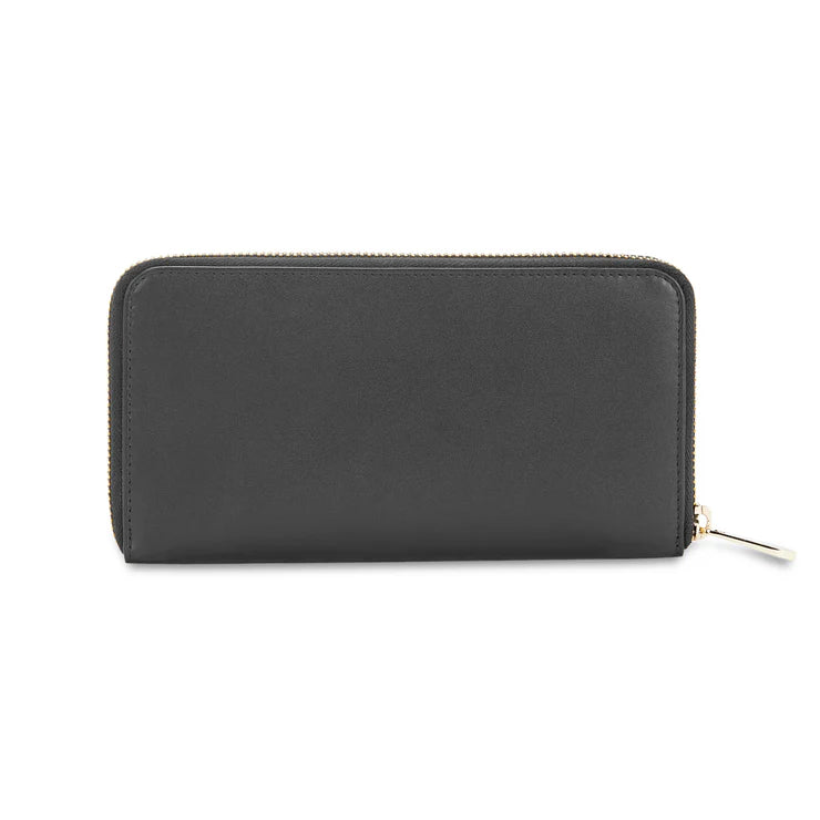 Tommy Hilfiger Greta Women's Leather Zip Around Wallet Black