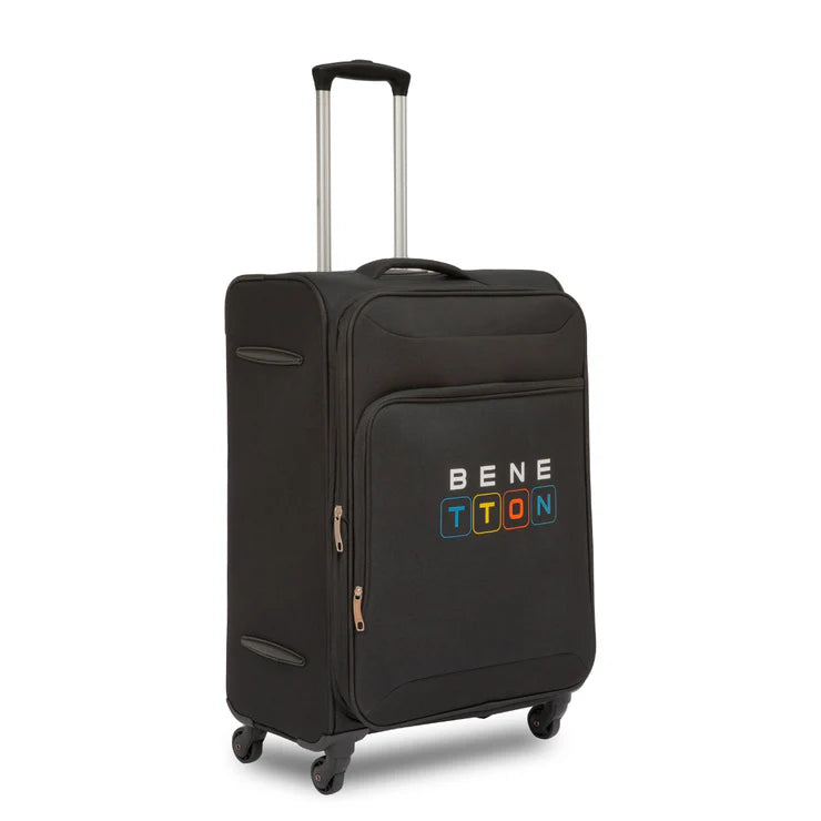 United Colors of Benetton Macau Soft Luggage Black