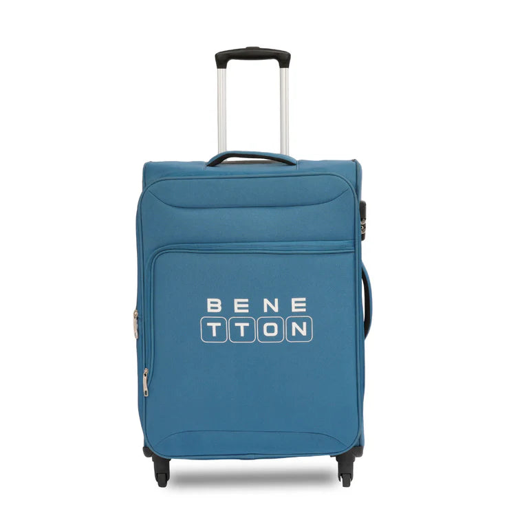 United Colors of Benetton Macau Soft Luggage Teal Blue