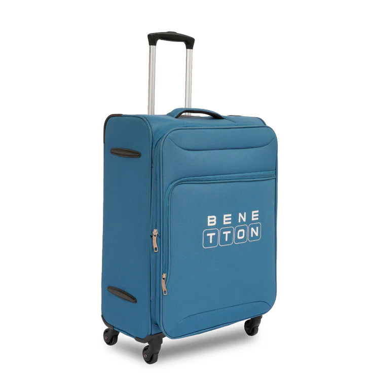 United Colors of Benetton Macau Soft Luggage Teal Blue