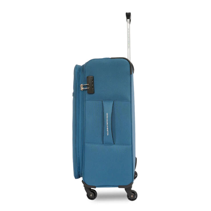 United Colors of Benetton Macau Soft Luggage Teal Blue