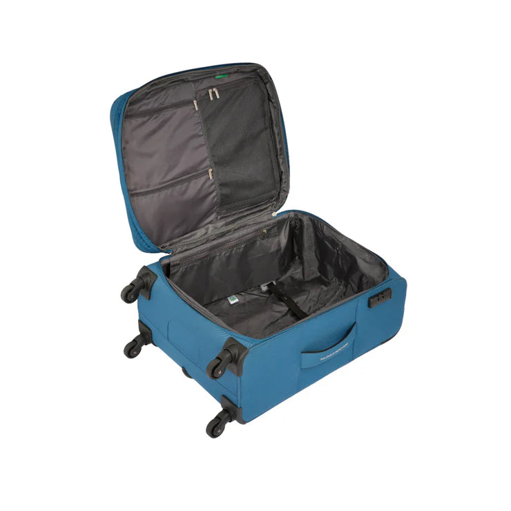 United Colors of Benetton Macau Soft Luggage Teal Blue