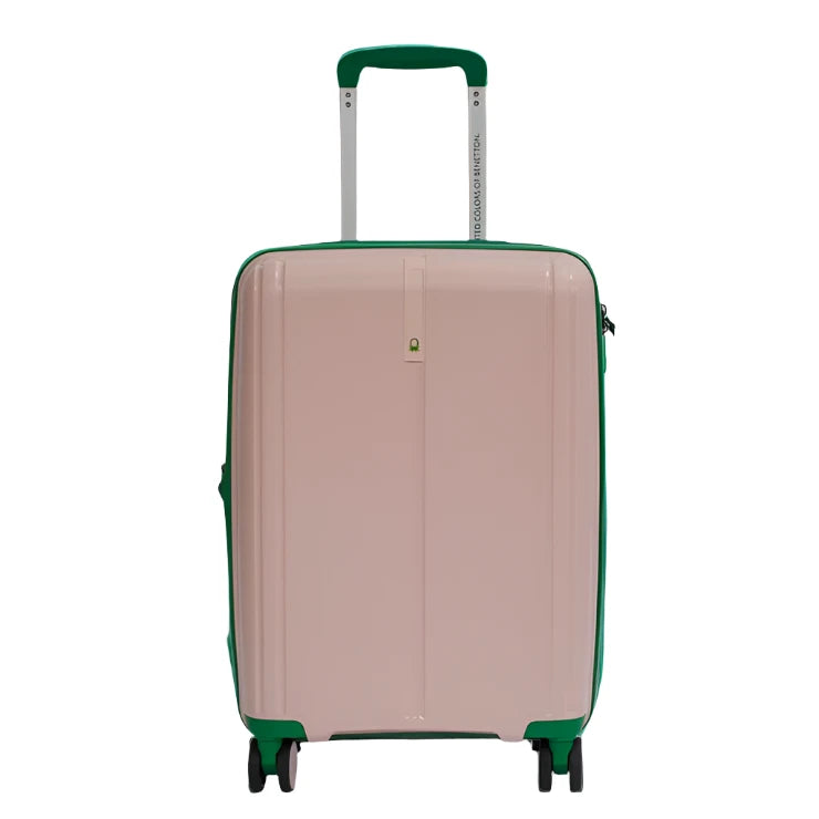 United Colors of Benetton Emerald Hard Luggage Baby Pink