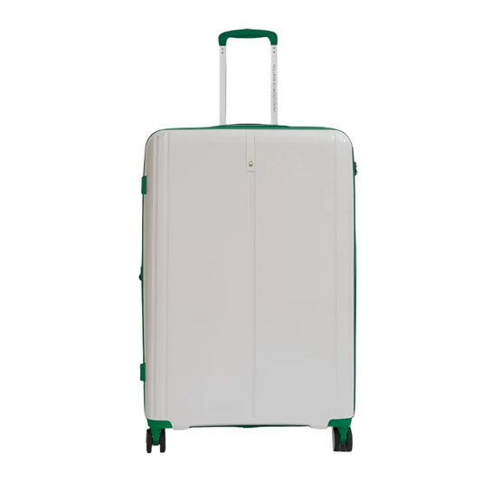 United Colors of Benetton Emerald Hard Luggage White