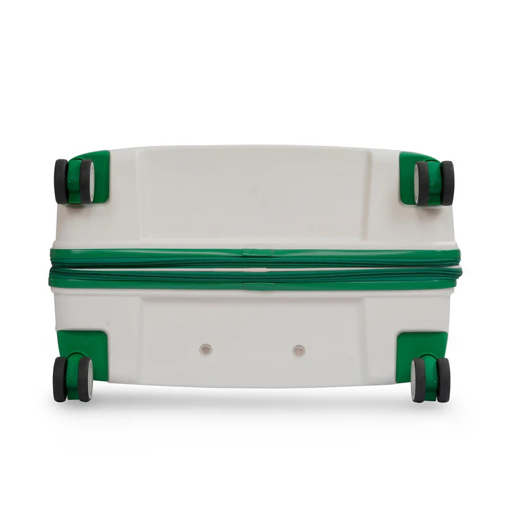 United Colors of Benetton Emerald Hard Luggage White