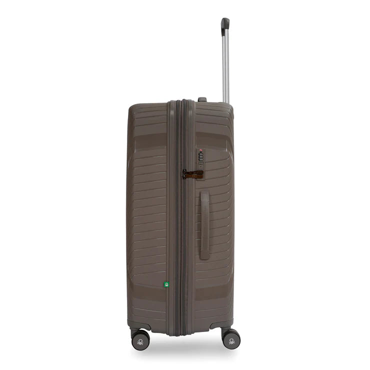 United Colors of Benetton Galaxy Hard Luggage Mud Brown