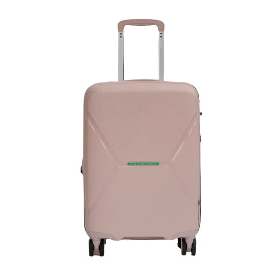 United Colors of Benetton Galaxy Hard Luggage Baby Pink