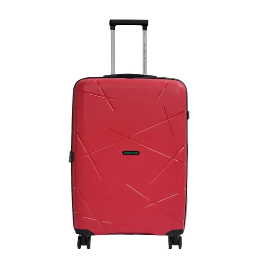 United Colors of Benetton Moonstone Hard Luggage Red