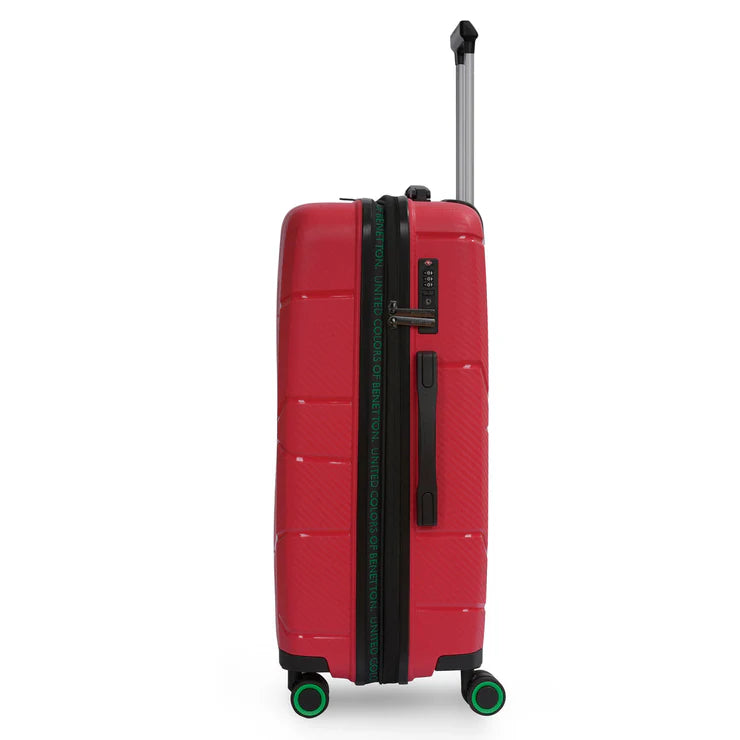 United Colors of Benetton Moonstone Hard Luggage Red