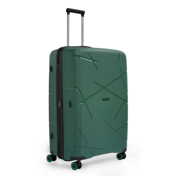 United Colors of Benetton Moonstone Hard Luggage Forest Green