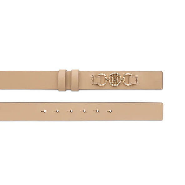 Tommy Hilfiger Kushina Women's Non Reversible Belt Beige