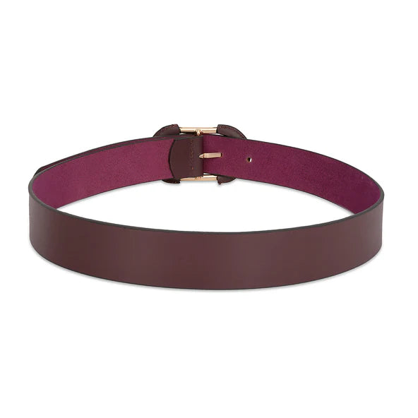 Tommy Hilfiger Shizune Women's Non Reversible Belt Wine