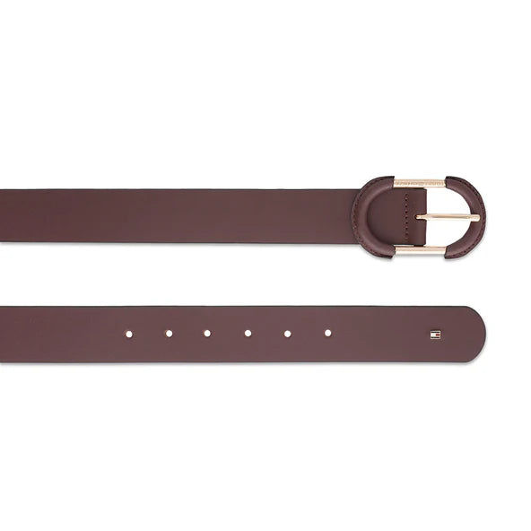 Tommy Hilfiger Shizune Women's Non Reversible Belt Wine