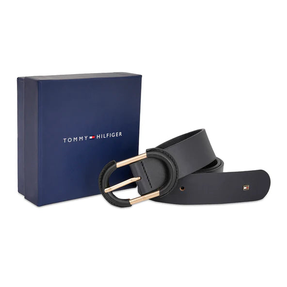 Tommy Hilfiger Shizune Women's Non Reversible Belt Black