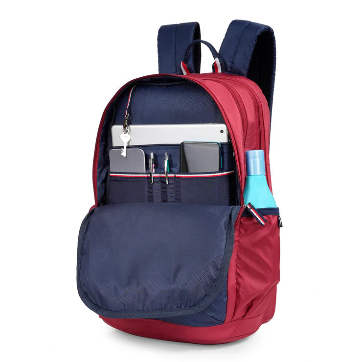 Tommy Hilfiger Cosmicquest Back to School Backpack Burgundy