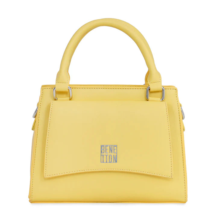 United Colors of Benetton Amora Mini Women's Satchel Yellow