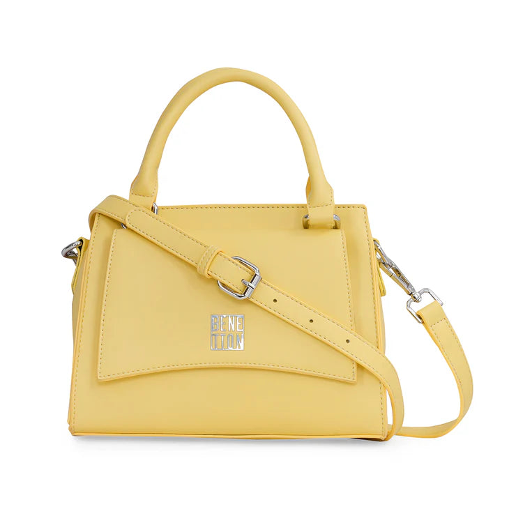 United Colors of Benetton Amora Mini Women's Satchel Yellow