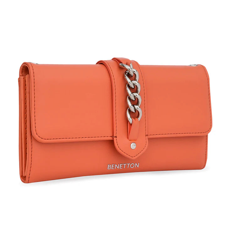 United Colors of Benetton Frenzi Women's Wallet Orange