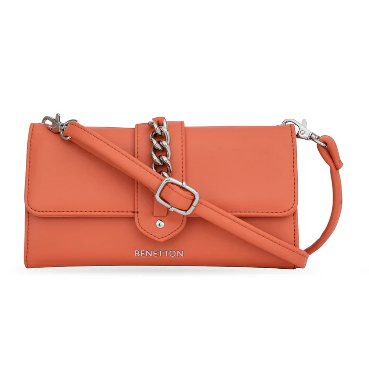 United Colors of Benetton Frenzi Women's Wallet Orange