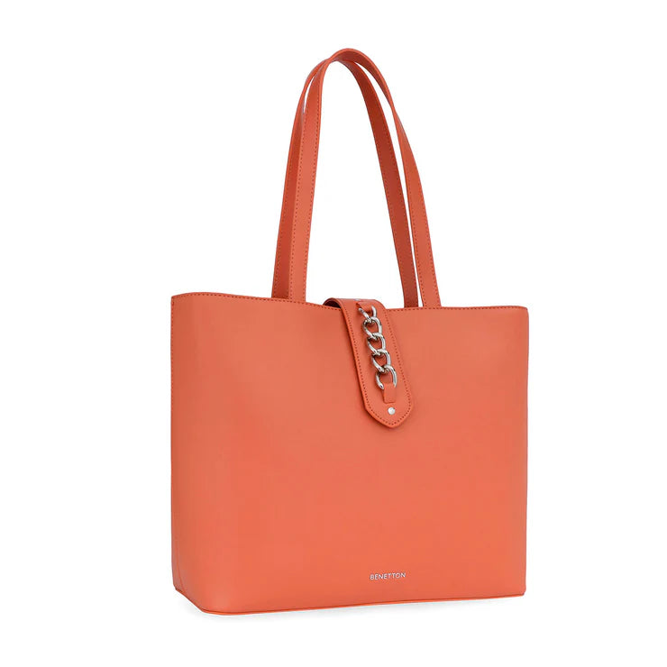 United Colors of Benetton Andreana Women's Tote Orange