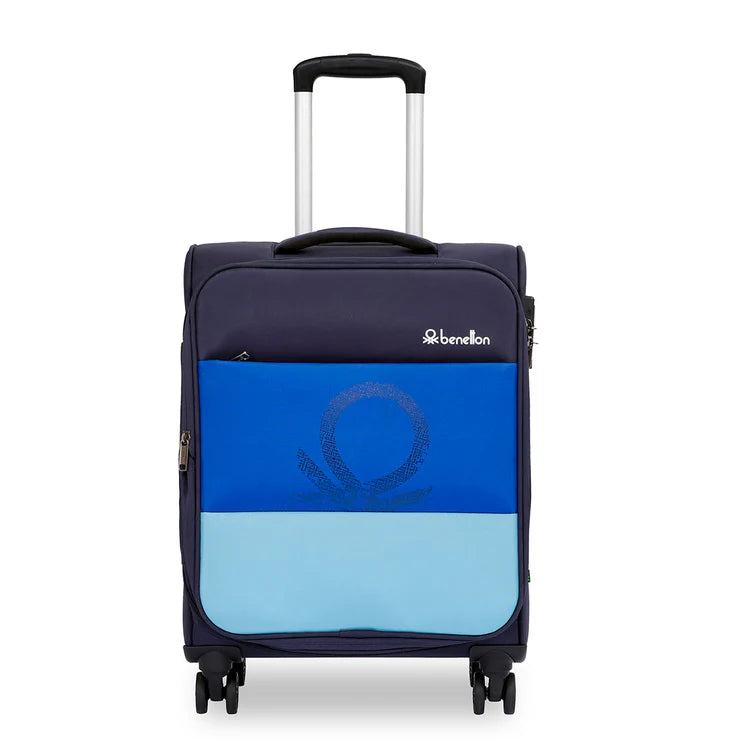 United Colors of Benetton Archimedes Soft Luggage Navy+Teal Blue