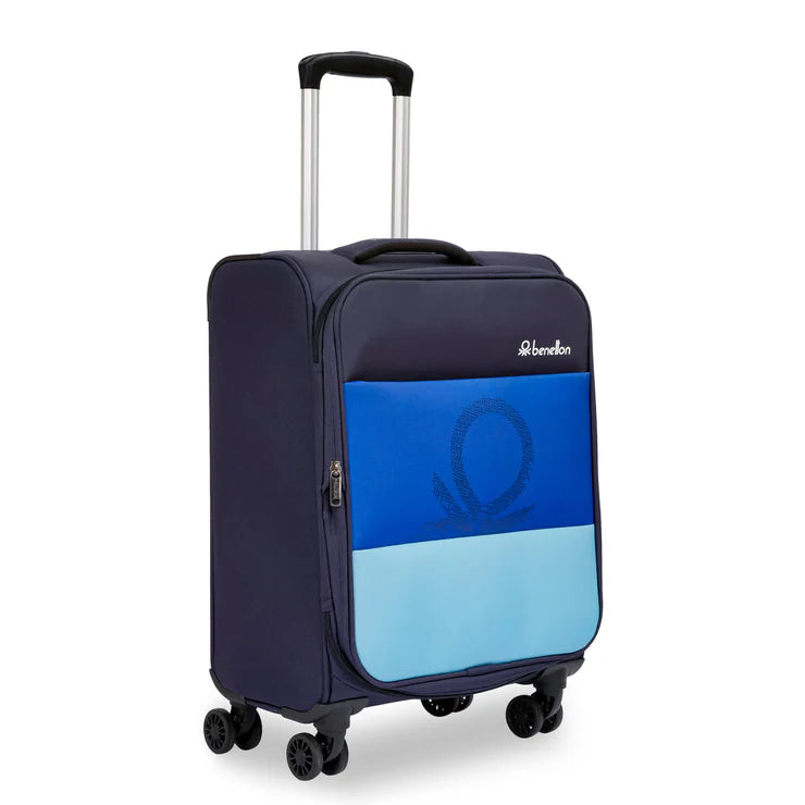 United Colors of Benetton Archimedes Soft Luggage Navy+Teal Blue