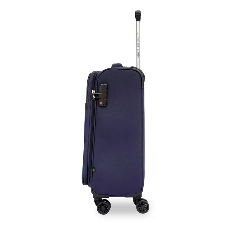 United Colors of Benetton Archimedes Soft Luggage Navy+Teal Blue