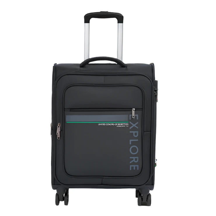 United Colors of Benetton Garret Soft Luggage Black