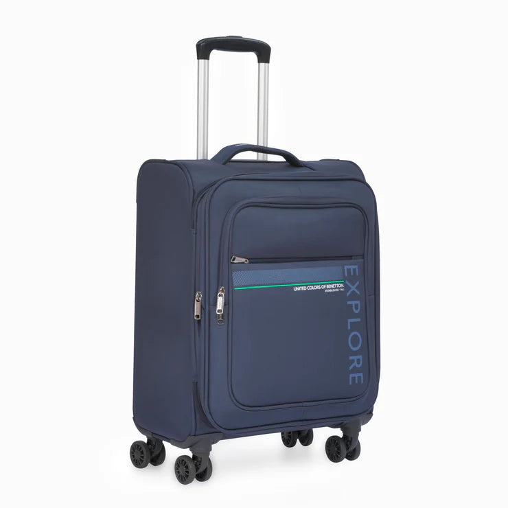 United Colors of Benetton Garret Soft Luggage Navy