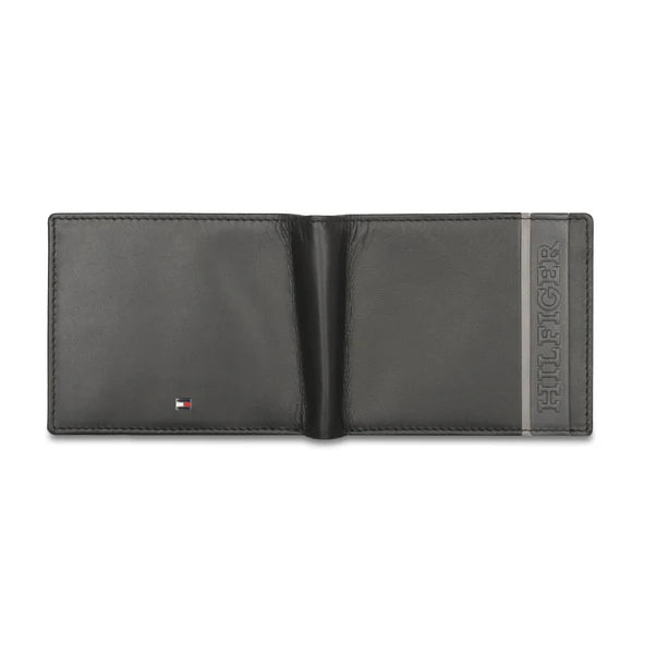 Tommy Hilfiger Bruce Men's Global Coin Wallet Black