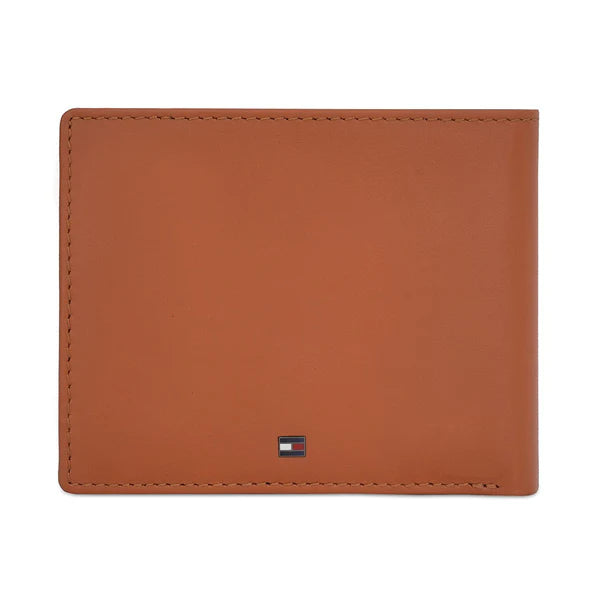 Tommy Hilfiger Bruce Men's Global Coin Wallet Tan