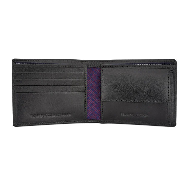 Tommy Hilfiger Caldwell Men's Global Coin Wallet Black