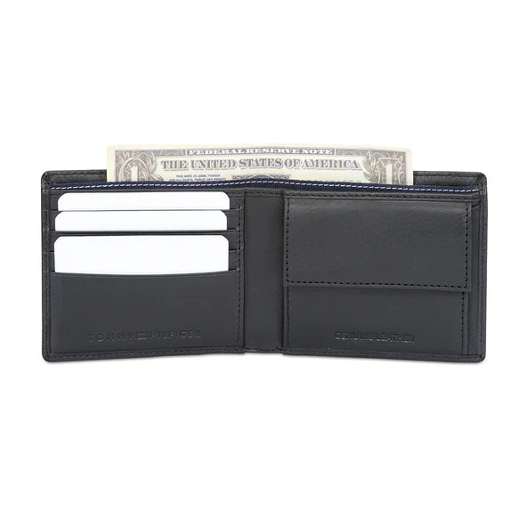 Tommy Hilfiger Chapin Global Coin Wallet Black