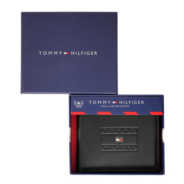 Tommy Hilfiger Amherst Men's Passcase Wallet Black