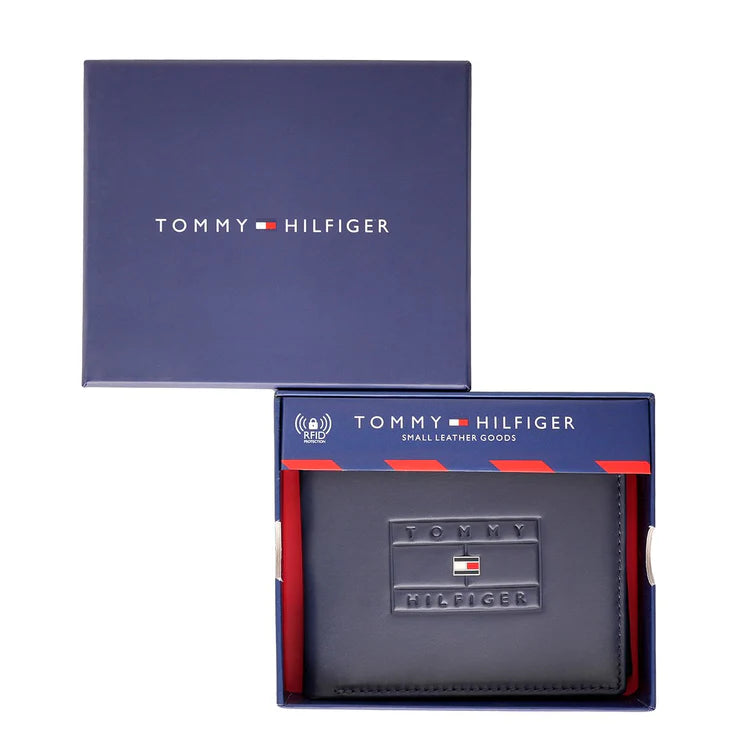 Tommy Hilfiger Amherst Men's Global Coin Wallet Navy