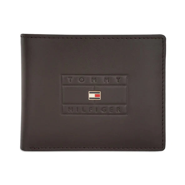 Tommy Hilfiger Amherst Men's Passcase Wallet Brown