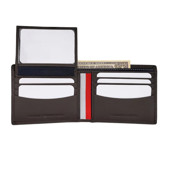 Tommy Hilfiger Amherst Men's Passcase Wallet Brown