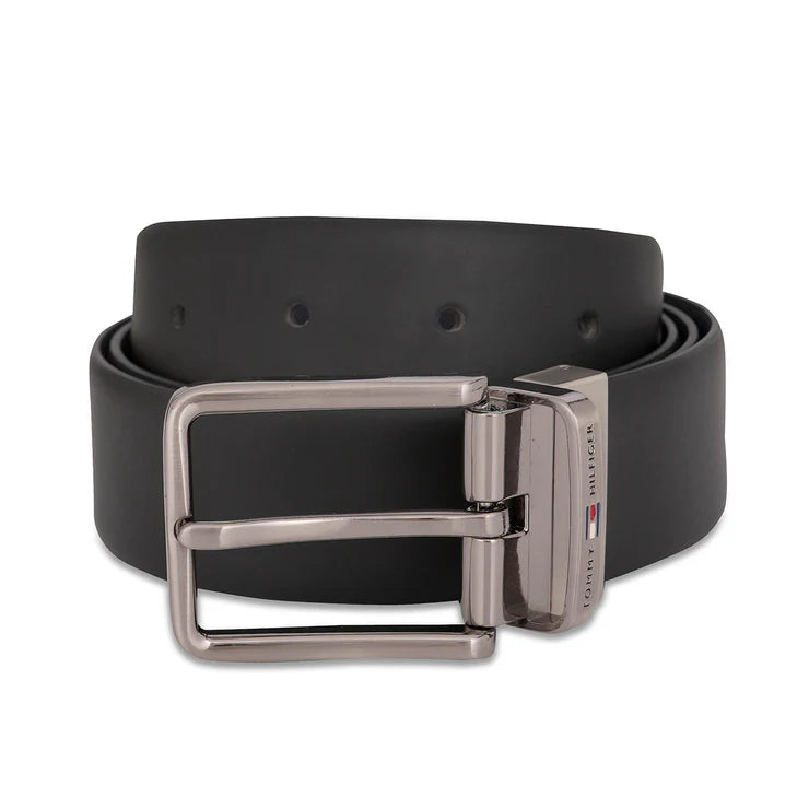 Tommy Hilfiger Glenwood Men Reversible Belt Black+Navy