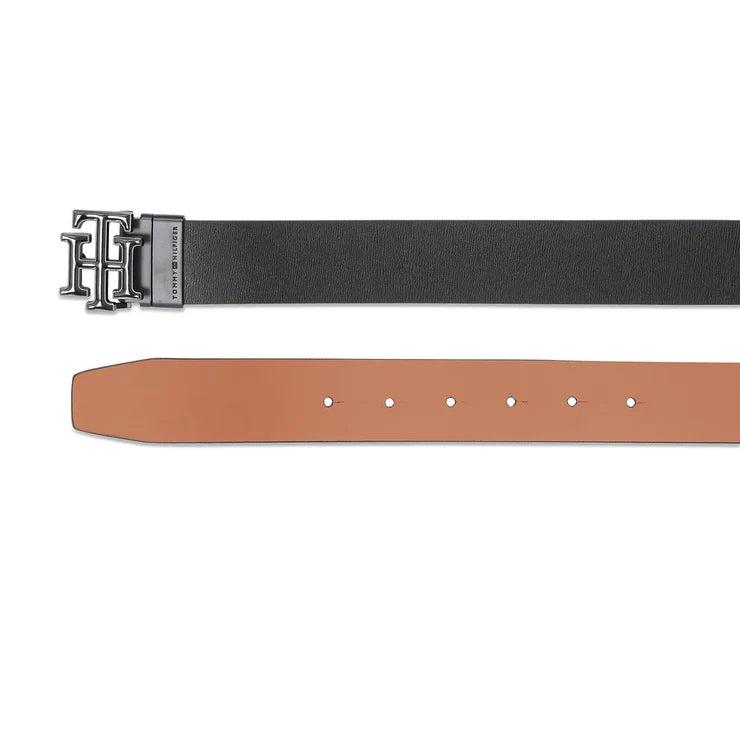 Tommy Hilfiger Scantic Men's Reversible Belt Black+Tan