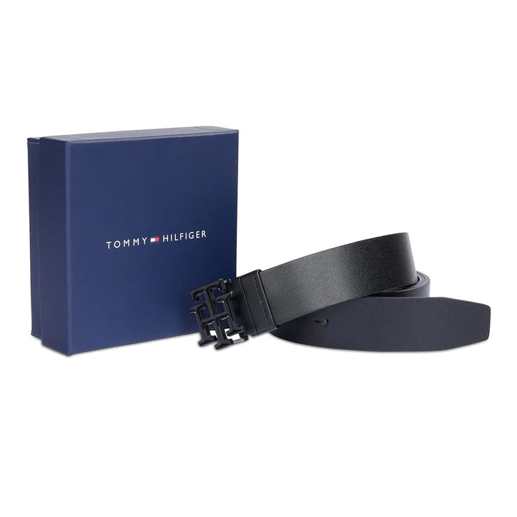 Tommy Hilfiger Scantic Men's Reversible Belt Black+Tan