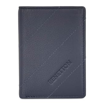 United Colors OF Benetton Ezekiel Men Bifold - Navy