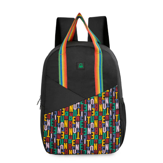 United Colors of Benetton Avio Back to School Backpack Black