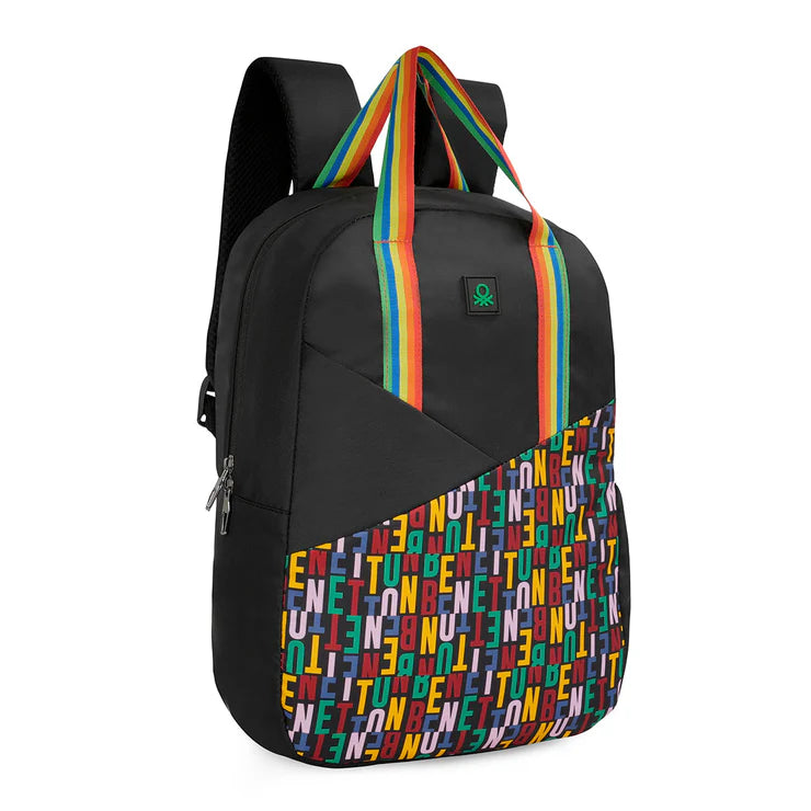 United Colors of Benetton Avio Back to School Backpack Black