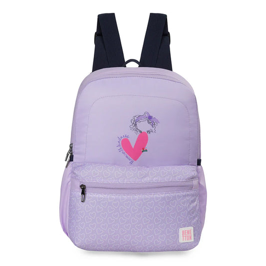 United Colors of Benetton Delores Back to School Backpack Lavender