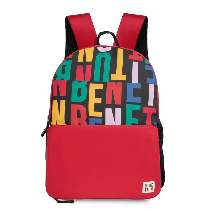 United Colors of Benetton Breeze Back to School Backpack Red