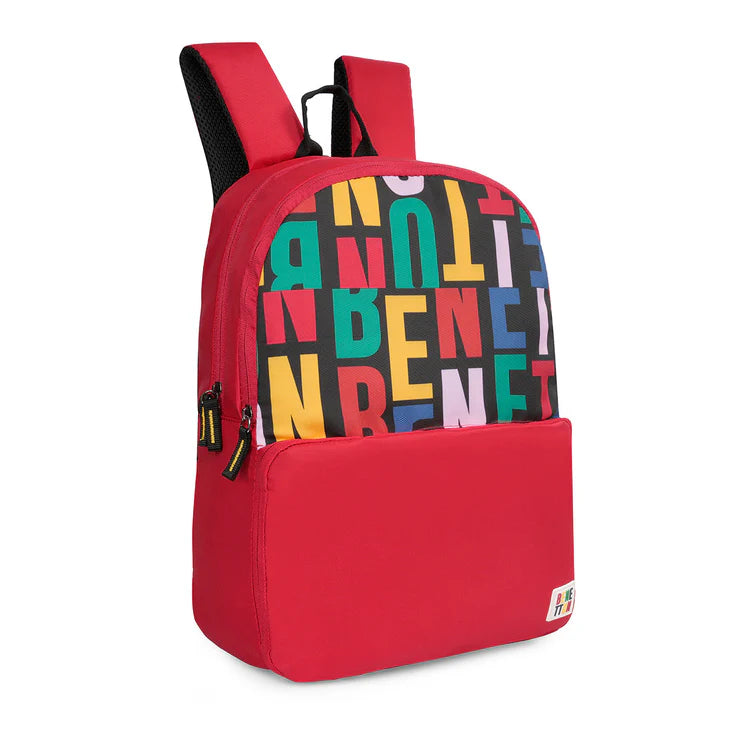 United Colors of Benetton Breeze Back to School Backpack Red