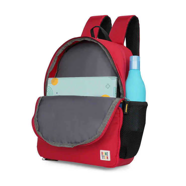 United Colors of Benetton Breeze Back to School Backpack Red