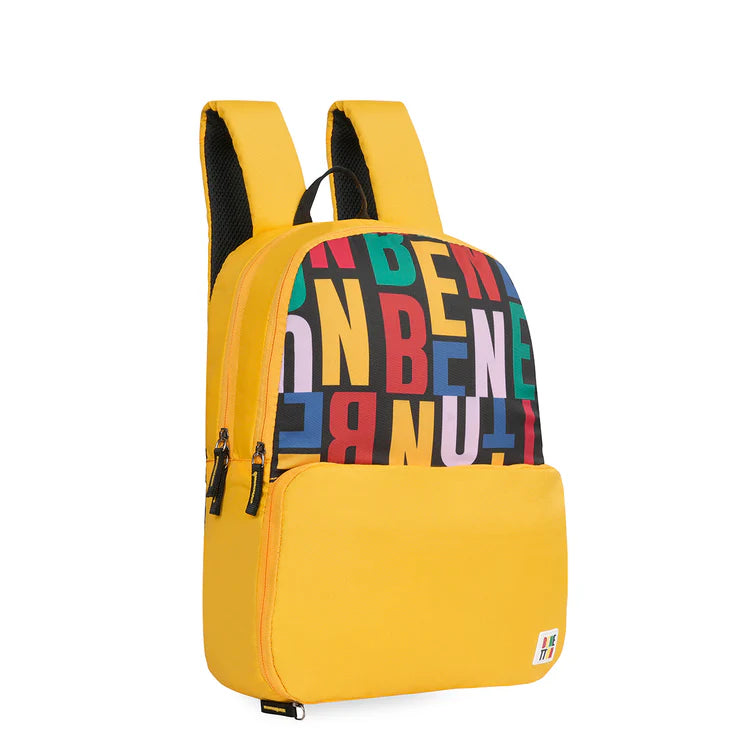 United Colors of Benetton Breeze Back to School Backpack Yellow