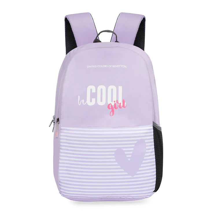 United Colors of Benetton Elsie Back to School Backpack Lavender